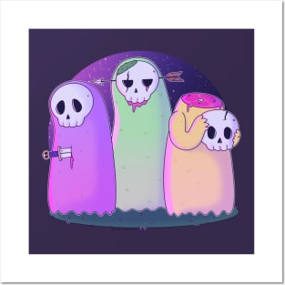Pastel Ghosts Posters and Art